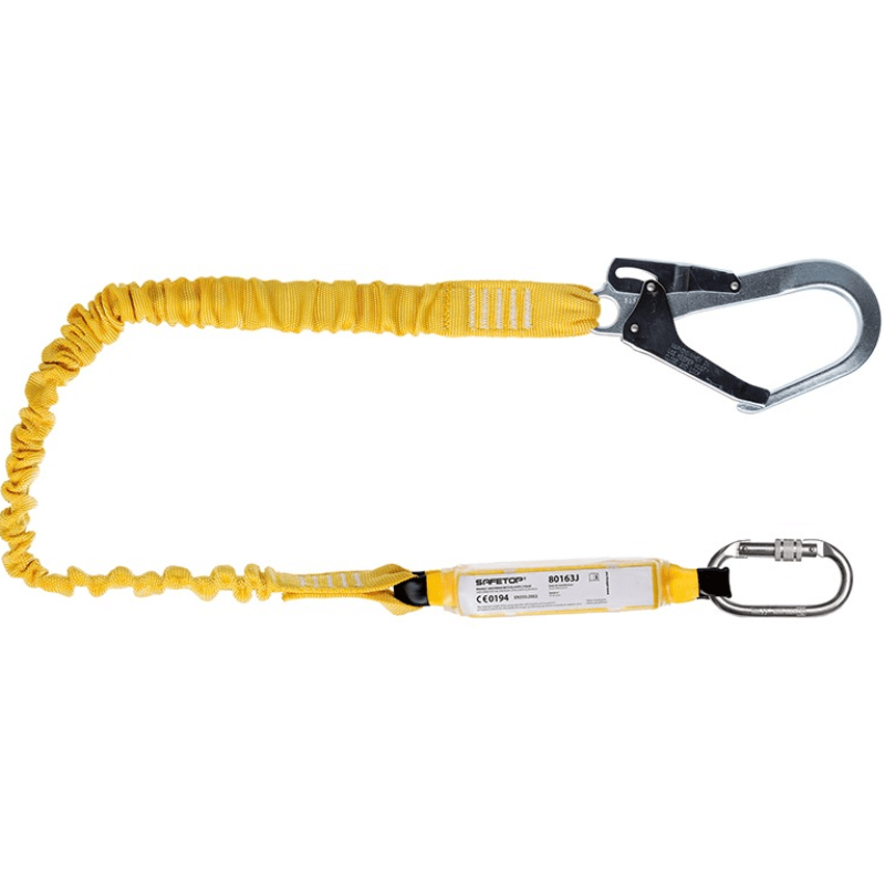 Cinta elástica con absorbedor y mosquetones 1,8 m Safetop 80163