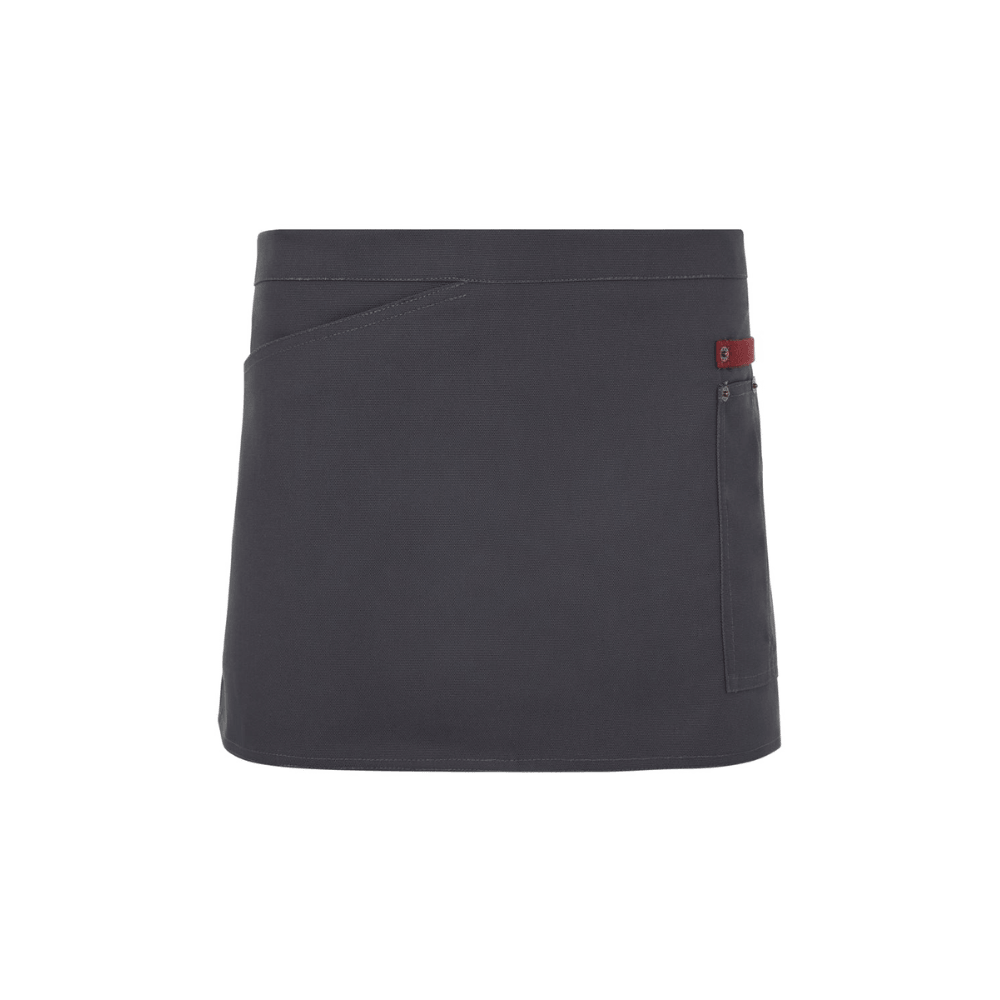 Delantal corto canvas bicolor Velilla 404221B