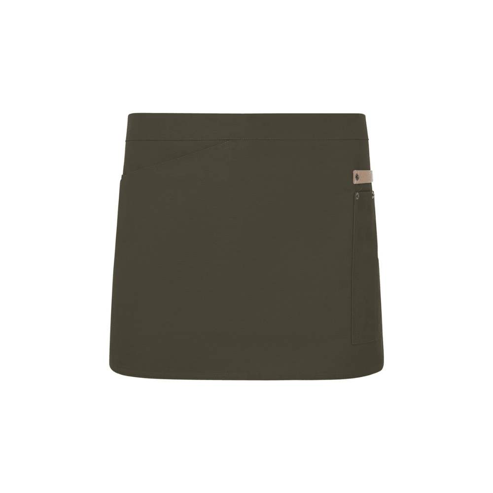 Delantal corto canvas bicolor Velilla 404221B