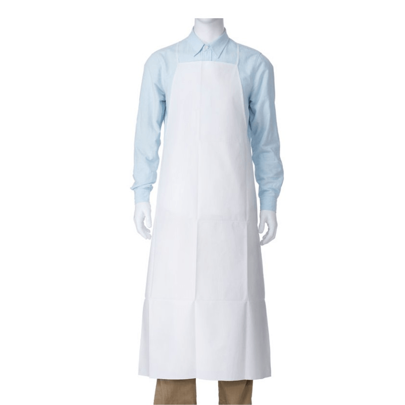 Delantal desechable de PE blanco Safetop 21035B