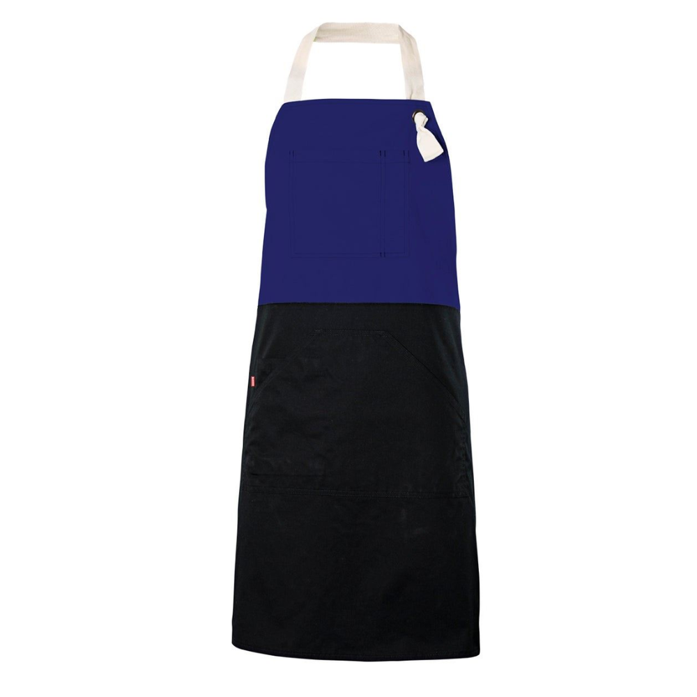 Delantal con peto bicolor Velilla 404210B
