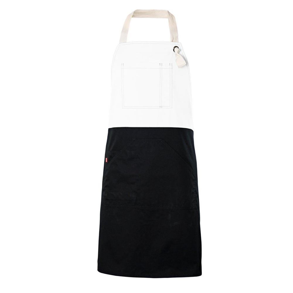 Delantal con peto bicolor Velilla 404210B