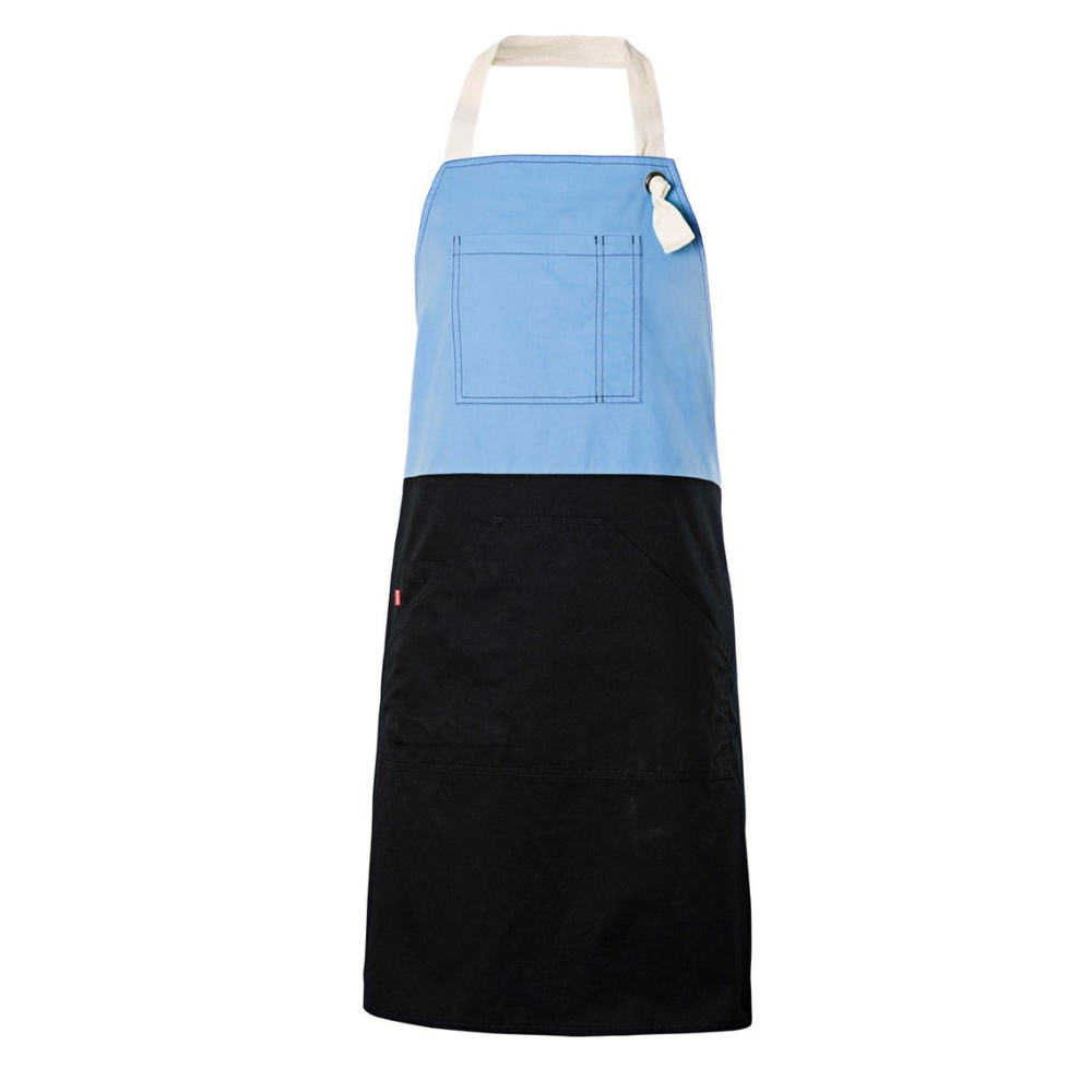 Delantal con peto bicolor Velilla 404210B