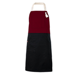 Delantal con peto bicolor Velilla 404210B