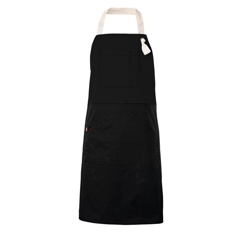 Delantal con peto bicolor Velilla 404210B