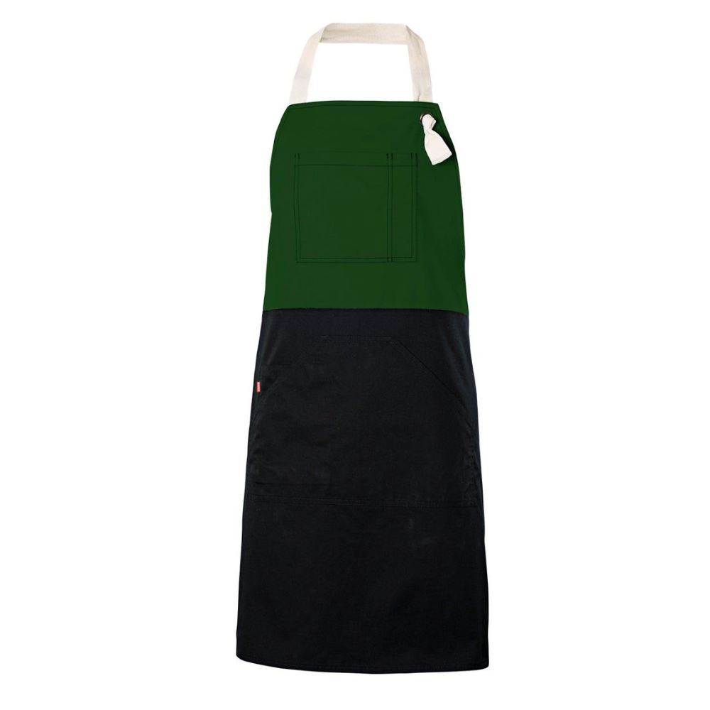 Delantal con peto bicolor Velilla 404210B