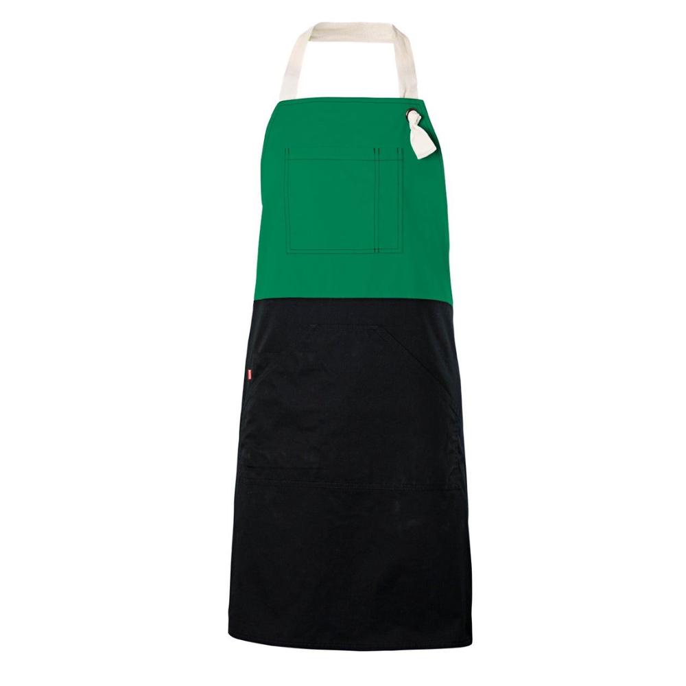 Delantal con peto bicolor Velilla 404210B