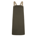 Delantal con peto canvas bicolor Velilla 404211B