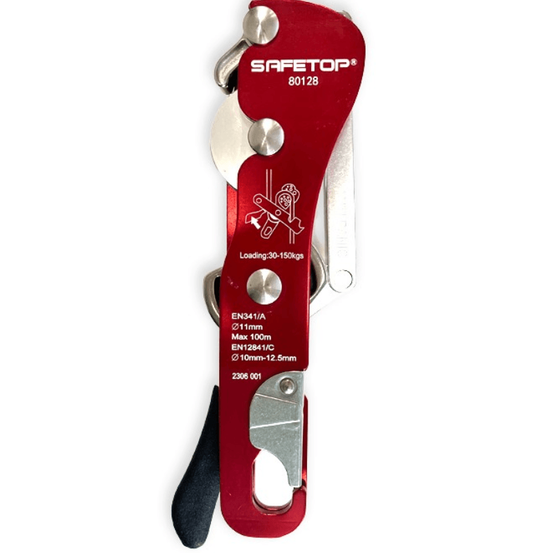 Descensor Anti Panic EN341 para cuerdas 10-12 mm Safetop 80128