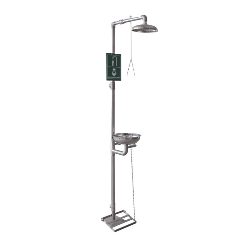 Ducha lavaojos de emergencia inox Safetop 11011