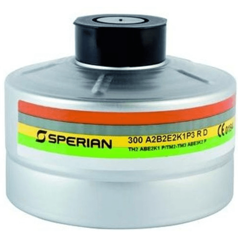 Filtro Clase 2 A2B2E2KP3 de aluminio para máscaras Safetop 36014A
