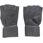 Luva de meio dedo com ajuste de velcro e acolchoamento SAFETOP 80101