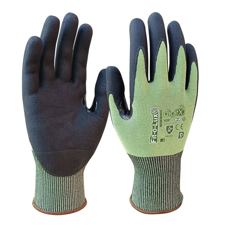Guante Fitolux-D anticorte TDM D con nitrilo reciclado Safetop 64-30