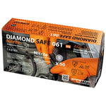 Guantes de nitrilo diamantados desechables DIAMOND SAFE SAFETOP 061A