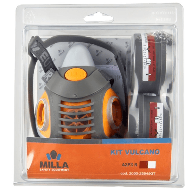 Kit máscara Vulcano con filtros A2P3 Safetop 34500-KIT