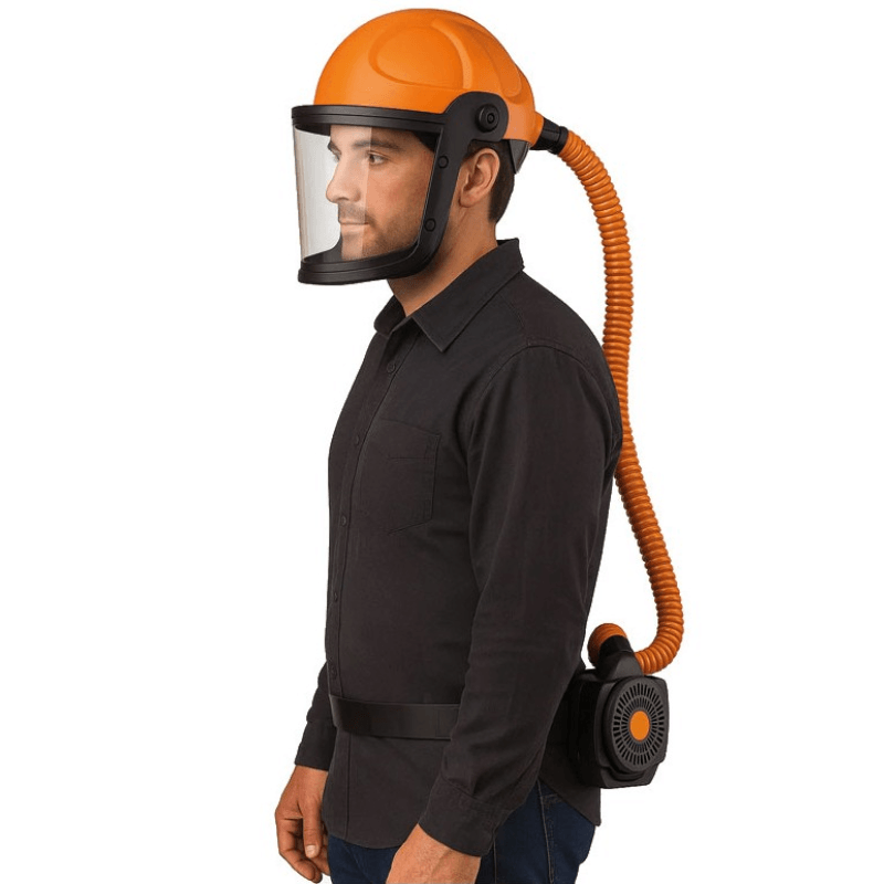 Kit respiración con casco TH3 y visor transparente Aiflow Helm Clear Safetop 70660-N