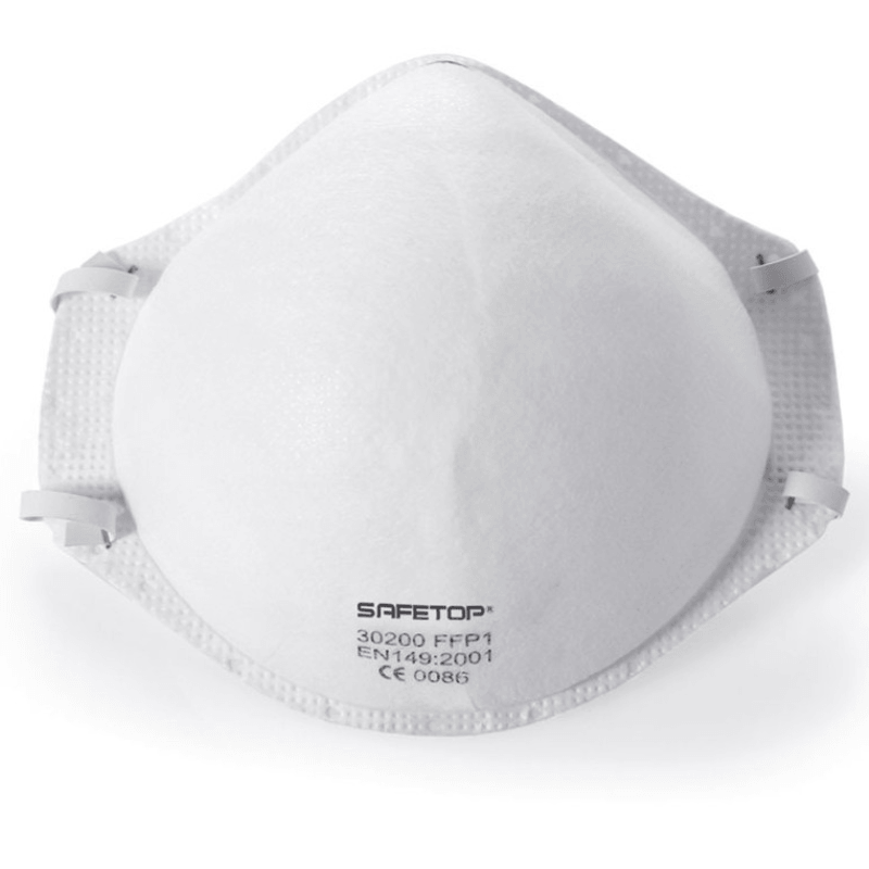 Mascarilla FFP1 NR D preformada Safetop 30200 caja 20 uds