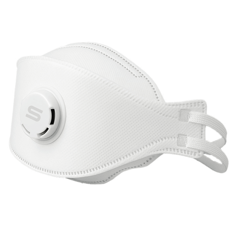 Mascarilla FFP3 Serie Emé 3 paneles con válvula Safetop 31850M caja 10 uds