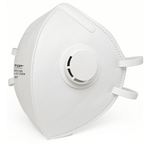 Mascarilla FFP2 Serie Emé plegable con válvula Safetop 31600M caja 12 uds