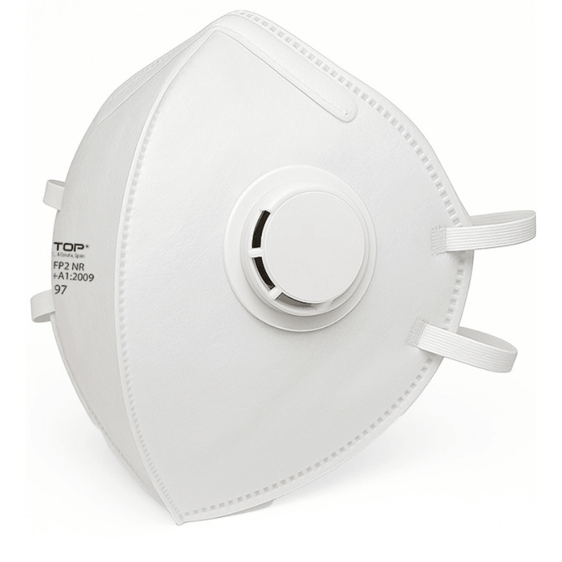 Mascarilla FFP2 Serie Emé plegable con válvula Safetop 31600M caja 12 uds