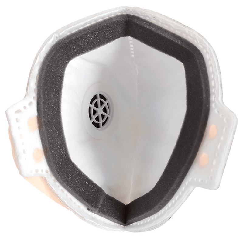 Mascarilla FFP2 Serie Emé plegable con válvula Safetop 31600M caja 12 uds
