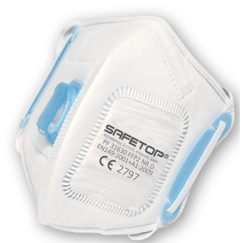 Mascarilla FFP3 NR D plegable con válvula Safetop 31640