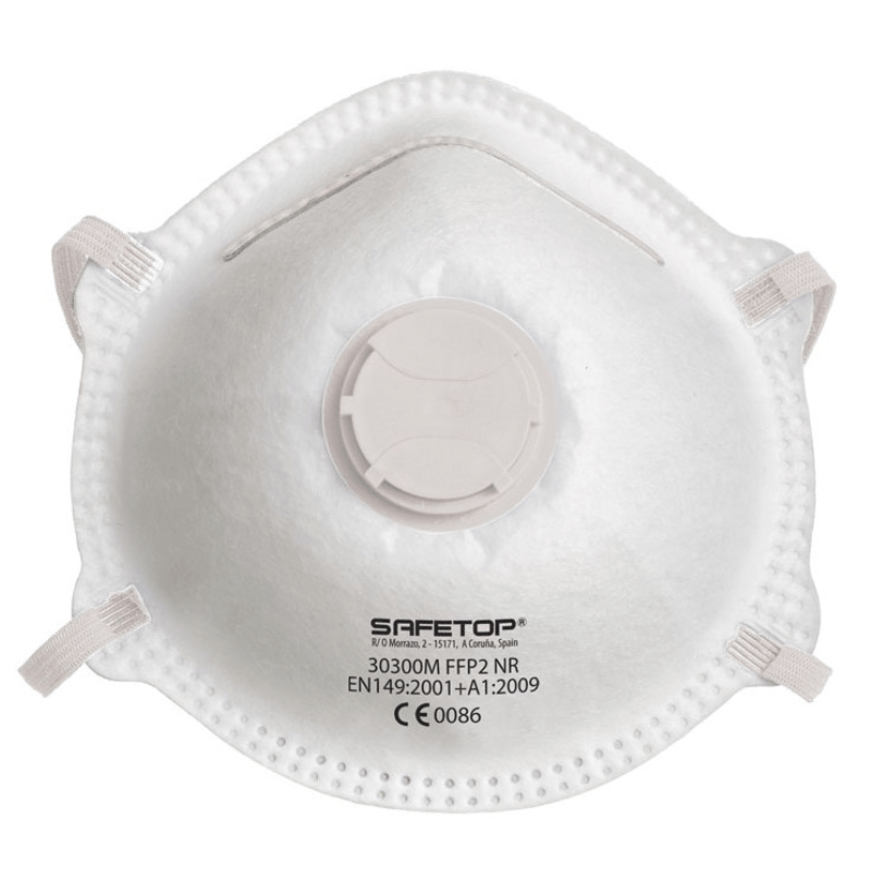 Mascarilla FFP2 Serie Emé con válvula Safetop 30300M caja 12 uds