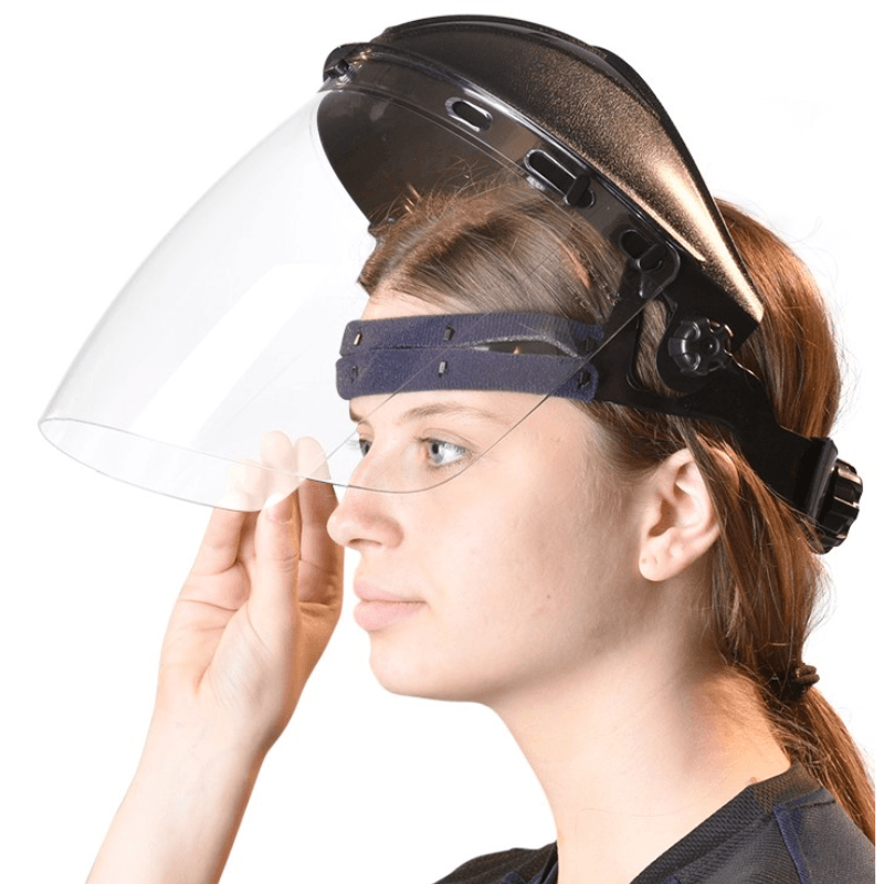 Pantalla facial Faceguard con visor PC 2 mm Safetop 79000