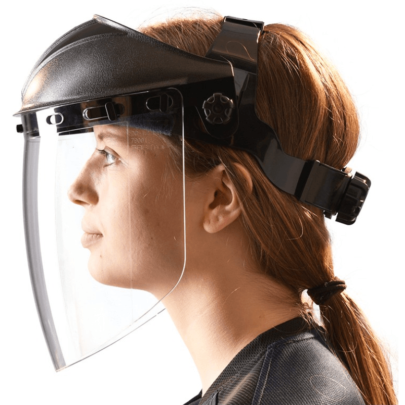 Pantalla facial Faceguard con visor PC 2 mm Safetop 79000