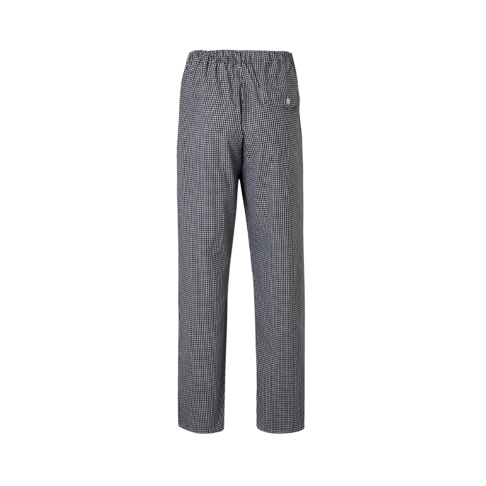 Calça xadrez de chef