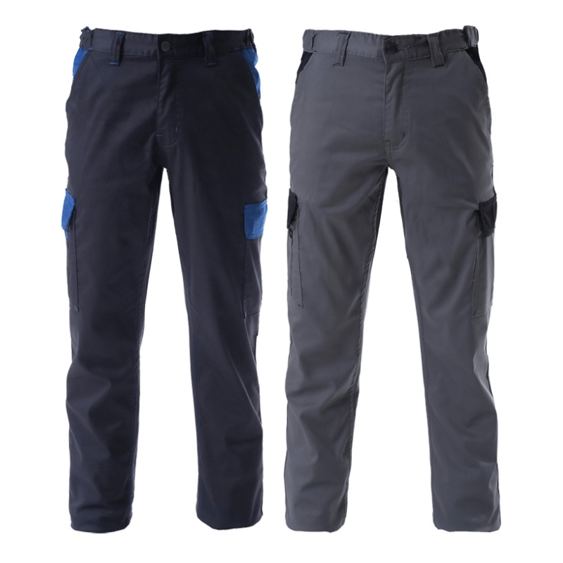 Pantalón stretch multibolsillos bicolor Safetop 165