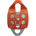 Polea doble de aluminio para cuerdas hasta 16 mm Safetop 80019