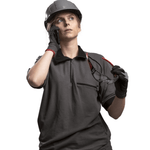 Polo técnico de trabalho SADIÁS SAFETOP 170 leve e durável com fecho