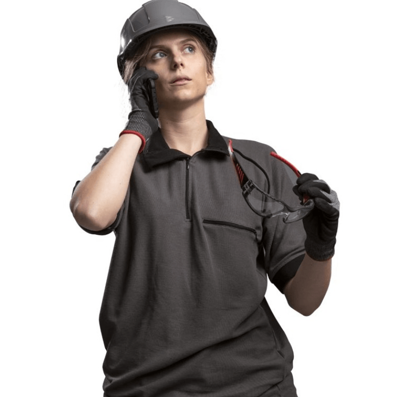 Polo técnico de trabalho SADIÁS SAFETOP 170 leve e durável com fecho