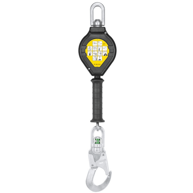 Retráctil Lite de cable de acero 3 m giratorio Safetop 80207