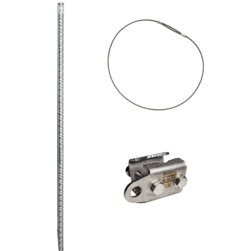 Set de anclaje para taludes con pica y verificador Safetop 80191