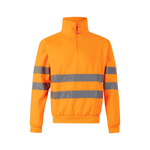 Sudadera con media cremallera reflectante Velilla 305702