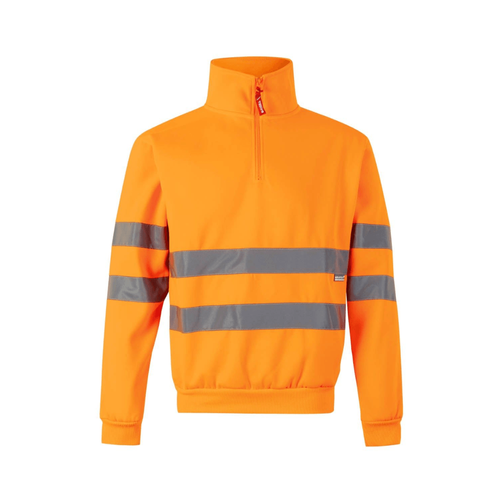 Sudadera con media cremallera reflectante Velilla 305702