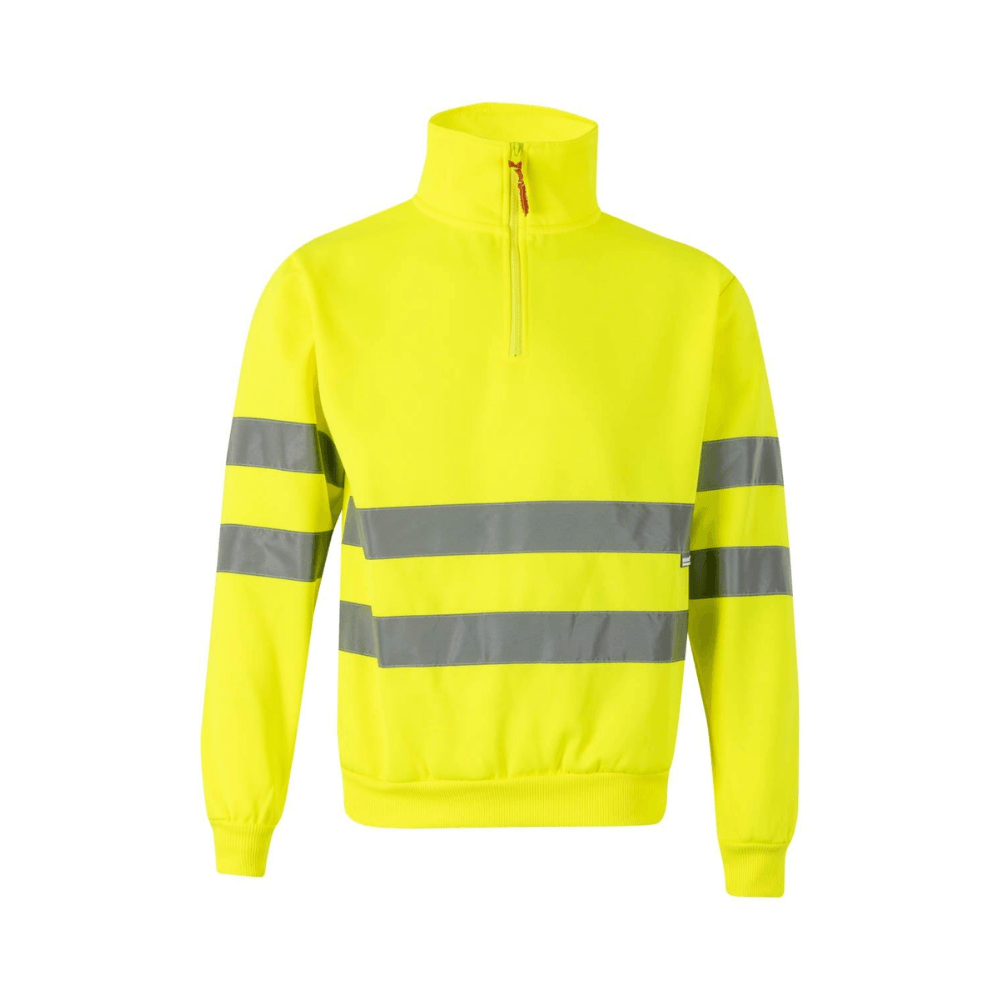 Sudadera con media cremallera reflectante Velilla 305702