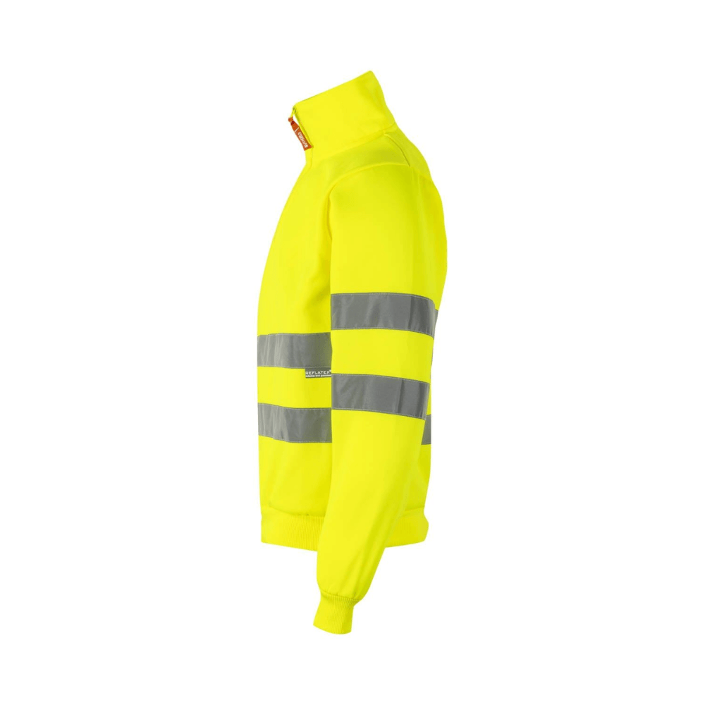 Sudadera con media cremallera reflectante Velilla 305702