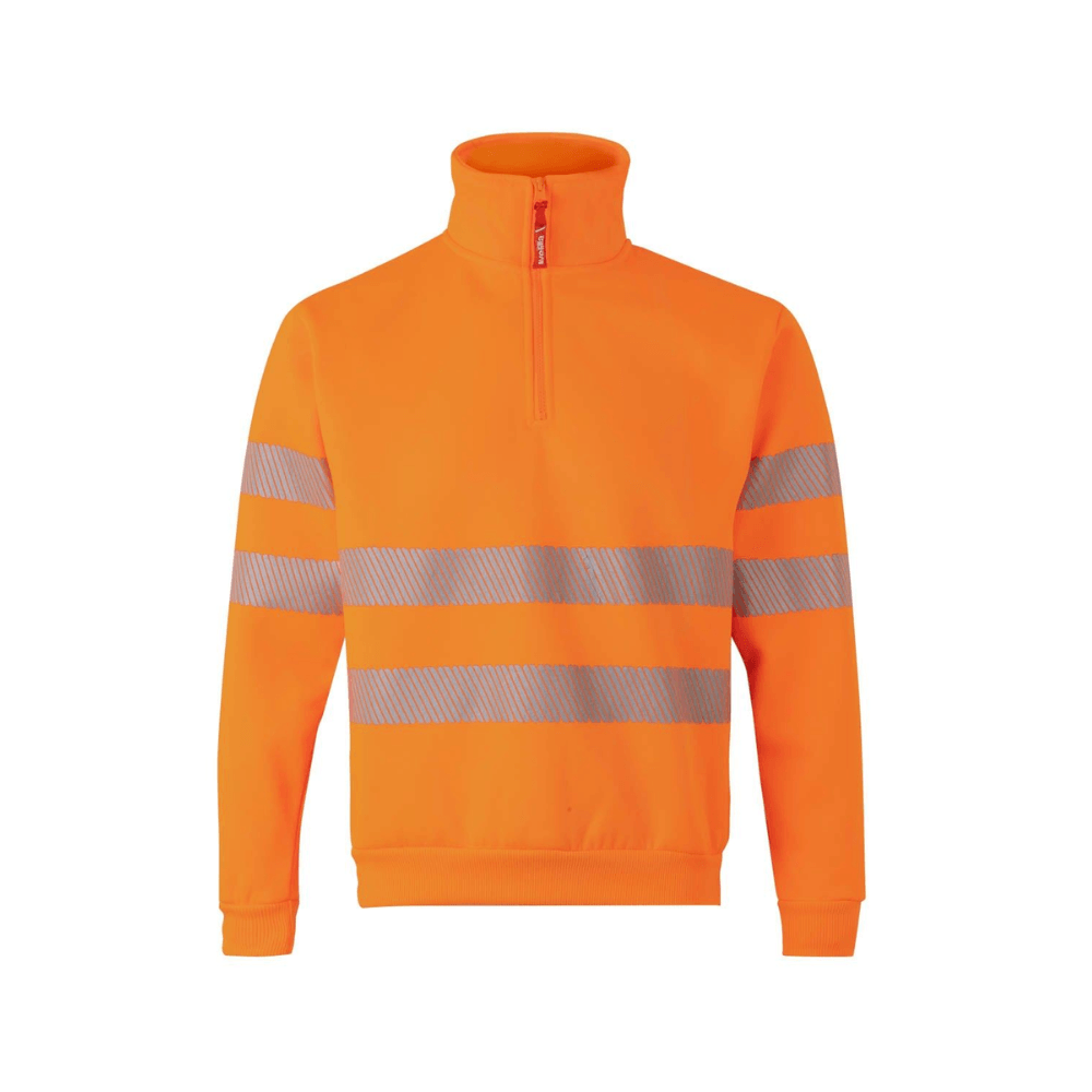 Sudadera con media cremallera y cintas segmentadas Velilla 305704