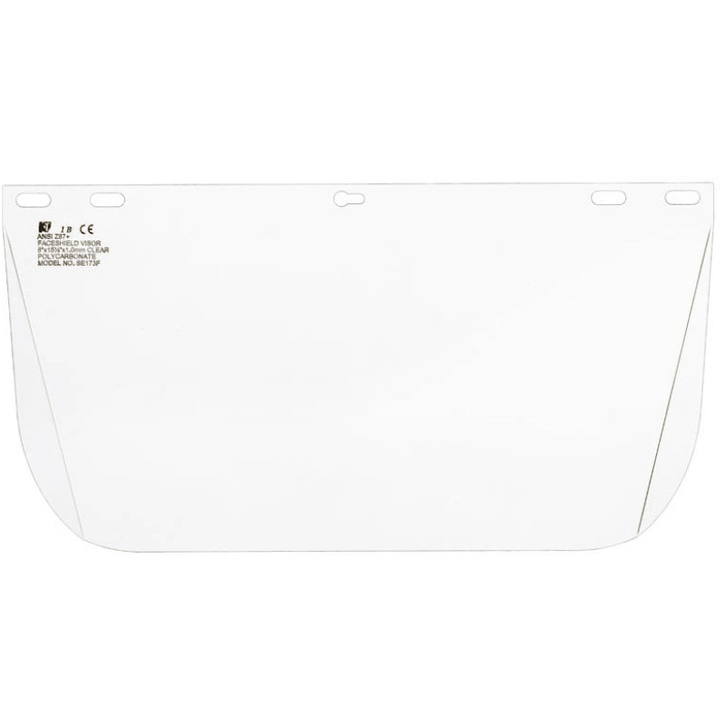Visor transparente con guardas laterales para Facyplus Safetop 79208