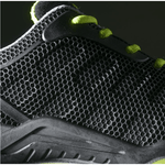 Calçado desportivo S1P preto-verde sem metais MARIO SAFETOP 246